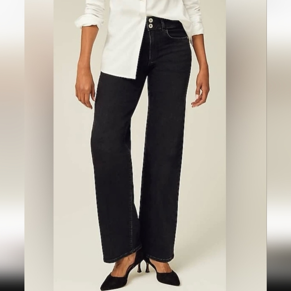 NWT J.Jill Full Leg High Waisted Denim Jeans